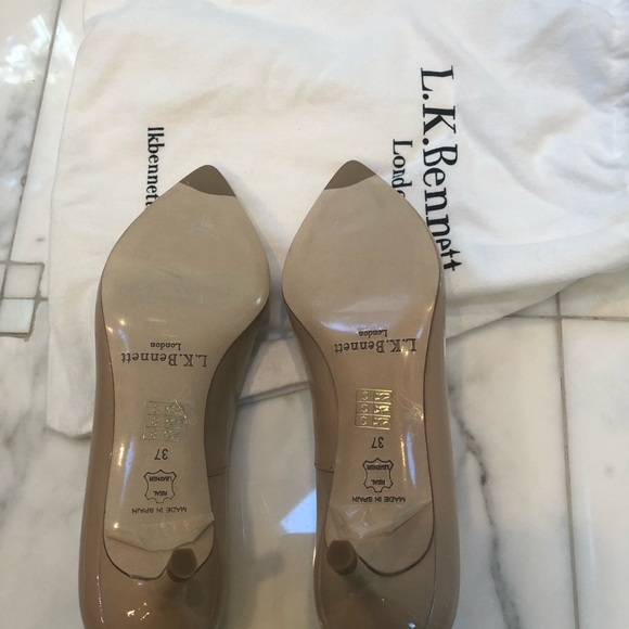 L.K.Bennett Audrey Nude Pumps - Picture 5 of 7